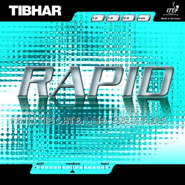 Tibhar Rapid Soft  Tischtennis-Belag Tischtennisbelag 